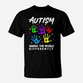 Autism Seeing The World Differently T-Shirt - Monsterry