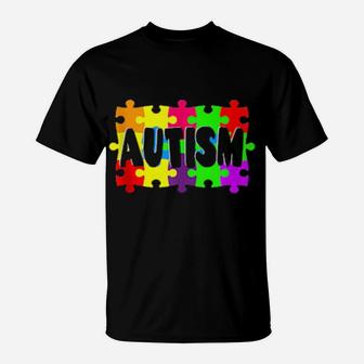 Autism Shirt Awareness Autism Mom Autistic T-Shirt - Monsterry