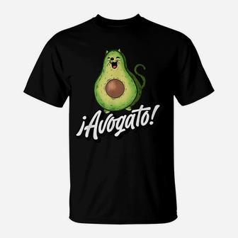 Avogato Funny Cat Avocado For Pet Lovers And Foodies Cute T-Shirt | Crazezy UK