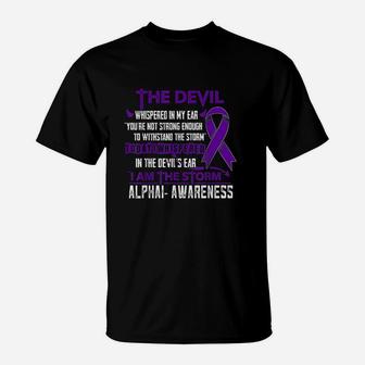 Awareness I Am The Storm Devil T-Shirt | Crazezy