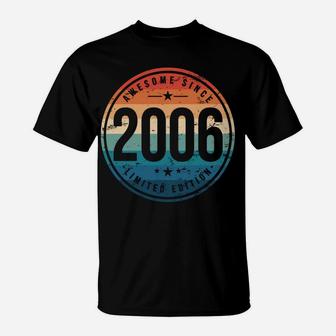 Awesome Since 2006 - 14 Years Old, 14Th Birthday Gift T-Shirt | Crazezy DE
