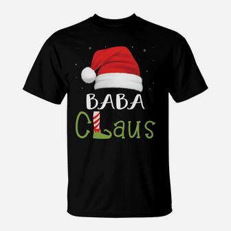 Baba Claus Family Group Matching Pajama Funny Christmas Gift Sweatshirt T-Shirt | Crazezy UK