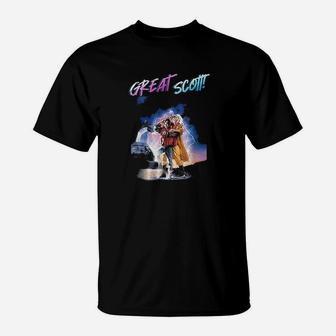 Back To The Future Great Scott Poster T-Shirt | Crazezy CA