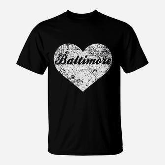 Baltimore Heart T-Shirt | Crazezy AU