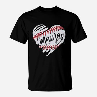 Baseball Mom Mama T-Shirt | Crazezy CA