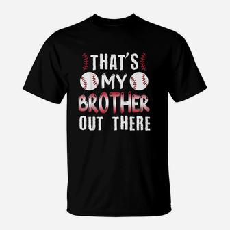 Baseball Sister Cute Baseball Gift For Sisters T-Shirt | Crazezy