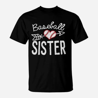 Baseball Sister T-Shirt | Crazezy UK