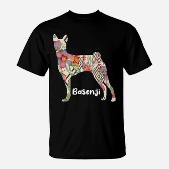 Basenji Dog Heart | Basenji Mom Dog Lover Basenji Dad T-Shirt | Crazezy