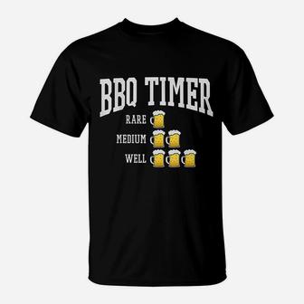 Bbq Timer Funny Grill Chef Grilling Cooking Beer Lover Gift T-Shirt - Thegiftio UK