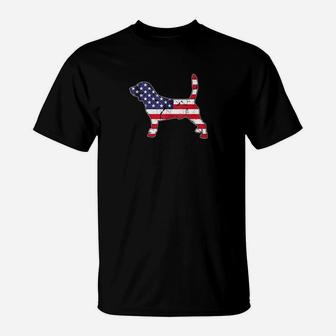 Beagles 4Th Of July Usa Flag America Patriotic Usa Matching T-Shirt - Monsterry UK