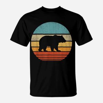 Bear Vintage 60S 70S Retro Gifts Zoo Animal Lover Men Women T-Shirt | Crazezy