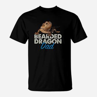 Bearded Dragon Dad Pet Reptile Lizard Owner T-Shirt | Crazezy AU