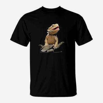 Bearded Dragon Gecko Lizard Animal T-Shirt | Crazezy