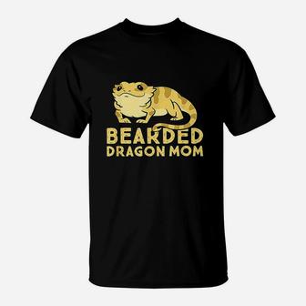 Bearded Dragon Mom Lizard Cute Bearded Dragon T-Shirt | Crazezy