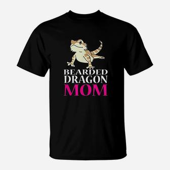 Bearded Dragon Mom T-Shirt | Crazezy
