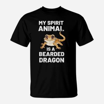 Bearded Dragon Spirit Animal Vintage Pagona Lizard Reptile T-Shirt | Crazezy AU