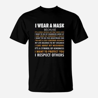 Because I Respect Others T-Shirt | Crazezy