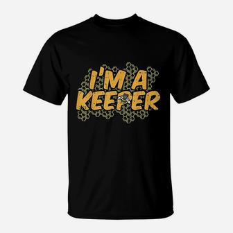 Bee Keeper Funny Beekeeping Pun Humor Honey Apiarist Gift T-Shirt | Crazezy