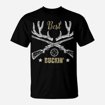 Best Buckin' Papa Ever Deer Hunters Hunting Gift Father T-Shirt | Crazezy DE