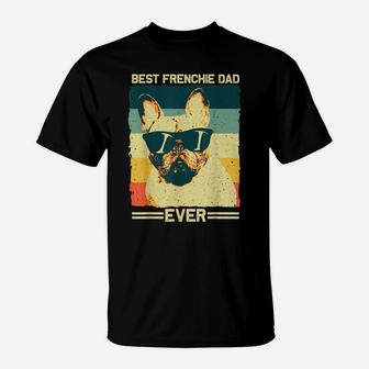 Best Frenchie Dad Design Men Father French Bulldog Lovers T-Shirt | Crazezy