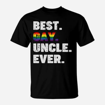 Best Gay Uncle Ever Lgbt Pride T-Shirt - Monsterry CA