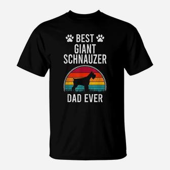 Best Giant Schnauzer Dad Ever Dog Lover T-Shirt | Crazezy