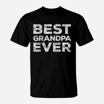 Best Grandpa Ever T-Shirt | Crazezy CA
