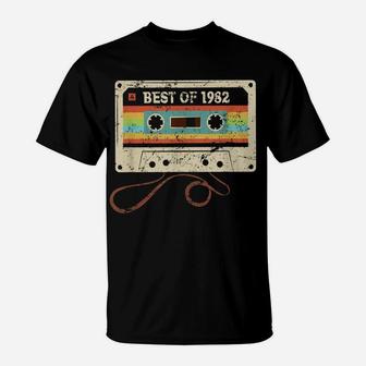 Best Of 1982 Funny Vintage 38Th Birthday Gift For Men Women T-Shirt | Crazezy CA