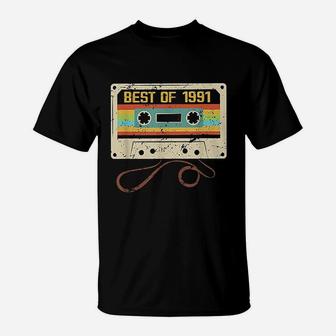 Best Of 1991 Retro Cassette Tape Vintage T-Shirt | Crazezy DE