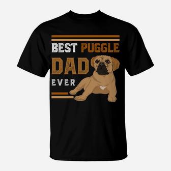 Best Puggle Dad Ever Cute Pet Animal Dog Lover Puggle T-Shirt | Crazezy