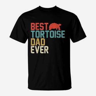 Best Tortoise Dad Ever Vintage Retro T-Shirt | Crazezy