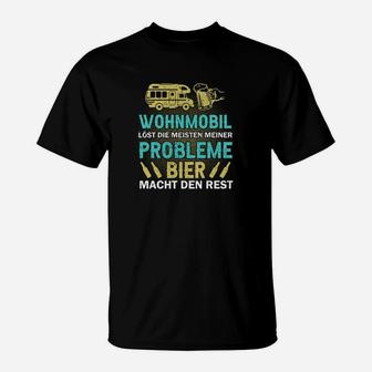 Bier Macht Den Rest Motorhome T-Shirt - Seseable