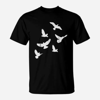 Birds Swarm T-Shirt | Crazezy AU