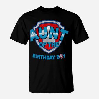 Birthday Boy Aunt Patrol Dogs Lover Kid T-Shirt | Crazezy DE