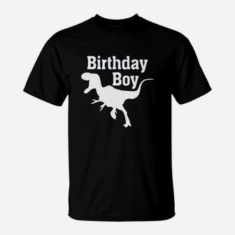 Birthday Boy Dinosaur Trex T-Shirt | Crazezy