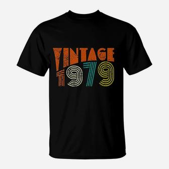 Birthday Gift Vintage 1979 Classic Men Women Retro T-Shirt | Crazezy