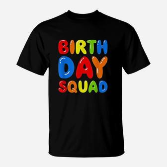 Birthday Squad Awesome Birthday Boy Party Gift T-Shirt | Crazezy
