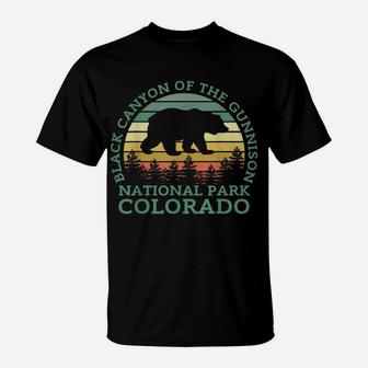 Black Canyon Of The Gunnison National Park Colorado Bear T-Shirt | Crazezy UK