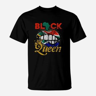 Black Queen Black History Women Girls Gift African American T-Shirt | Crazezy AU