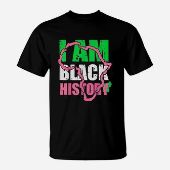 I Am Black History Aka Black History Month 2022 V2 T-shirt - Thegiftio UK