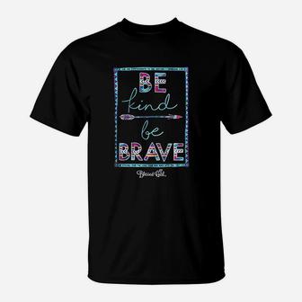 Blessed Girl Be Kind Be Brave T-Shirt | Crazezy DE