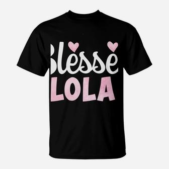 Blessed Lola - Gifts For Filipino Grandma Philippines T-Shirt | Crazezy