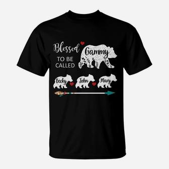 Blessed To Be Called Gammy Bear T-Shirt | Crazezy
