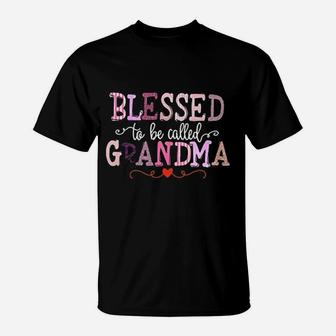 Blessed To Be Called Grandma T-Shirt - Thegiftio