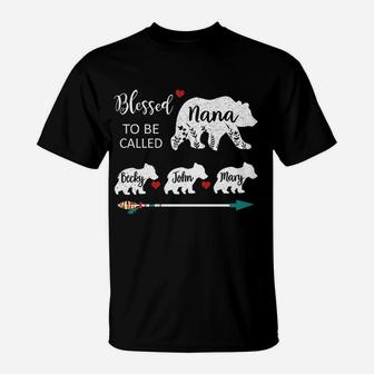 Blessed To Be Called Nana Bear T-Shirt | Crazezy CA