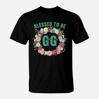 Blessed To Be Gg Great Grandma T-Shirt - Thegiftio UK