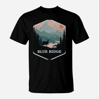 Blue Ridge Georgia Ga Vintage Mountains Hiking Souvenir Sweatshirt T-Shirt | Crazezy DE