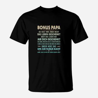 Bonus Papa Dankbarkeits-T-Shirt, Herzliche Botschaft Tee - Seseable