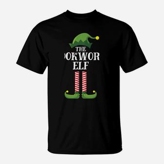 Bookworm Elf Matching Family Group Christmas Party Pajama T-Shirt | Crazezy UK