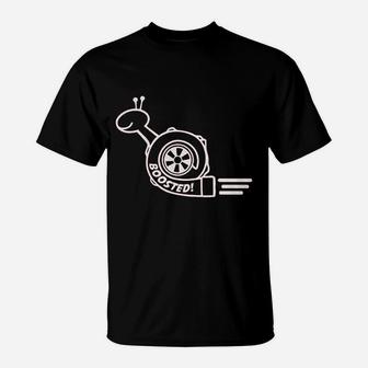 Boosted Turbo Charger Snail T-Shirt | Crazezy